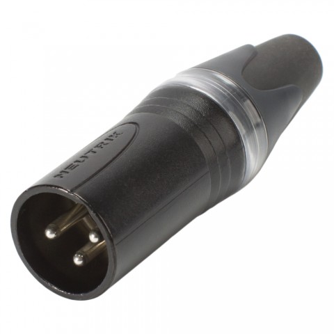 NEUTRIK®  Adapter | DMX Terminator 120 O/XLR 3-pole male straight, silver-grey 