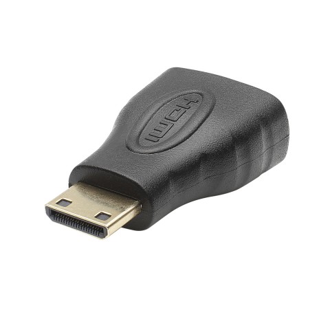 Adapter | HDMI female/HDMI mini male straight, black 