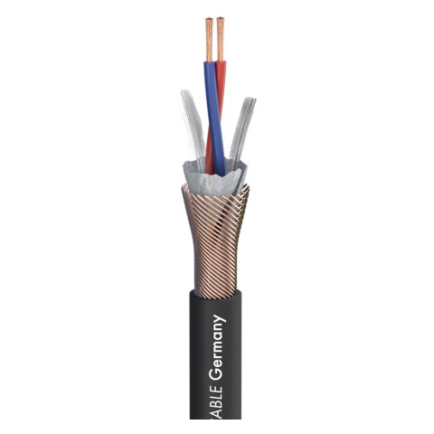 Microphone cable, DMX, AES/EBU, SC-MICRO-STAGE; 2 x 0,14 mm²; PVC Ø 5,80 mm; black 