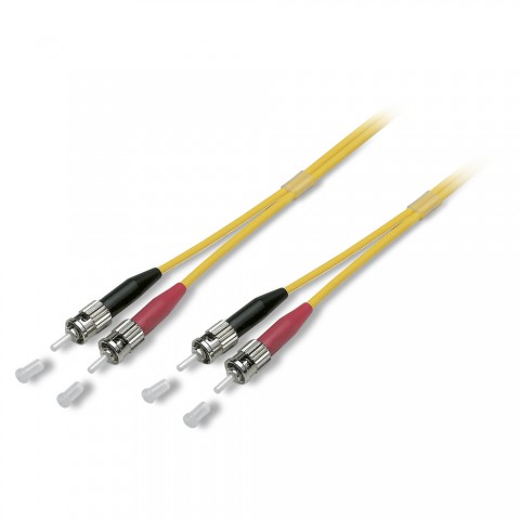 Fiber patch cable 9/125 µm | 2 x ST-II / 2 x ST-II | Singlemode 