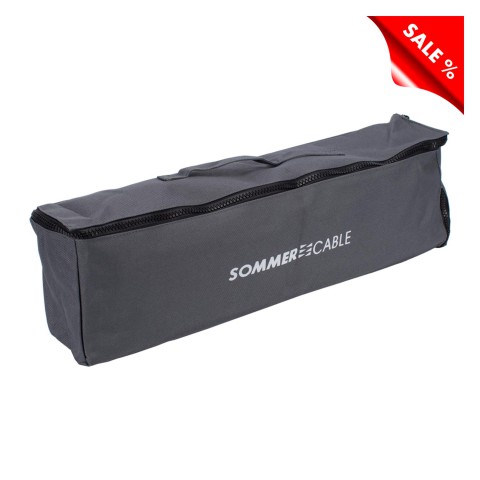 Sommer cable Schutztasche für 19“ Stagebox 2 HE, nachtr. Montage, ideal als  Schutztasche für Bühnenunterverteiler  + 19“ Komponenten oder Stageboards, grau 