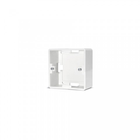 Surface frame for Suitable for cavity wall boxes Ø 68 mm, width: 80 mm, height: 80 mm, white 