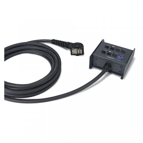 Sommer cable Netzwerk- / DMX- & Power- System , Multipin female (HAN-ECO, ohne Bügel, abgewinkelt)/HI-RJ45-10GBit/XLR 3-pol; HICON 