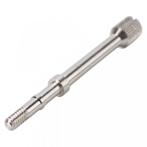 FCT screw, Knurled screw 4/40 UNC thread, grey 