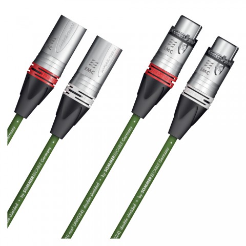 NF-Phonokabel Stereo-Paar Albedo, 2  x  0.20 mm² | EMC-Spezial-XLR / EMC-Spezial-XLR, NEUTRIK® 