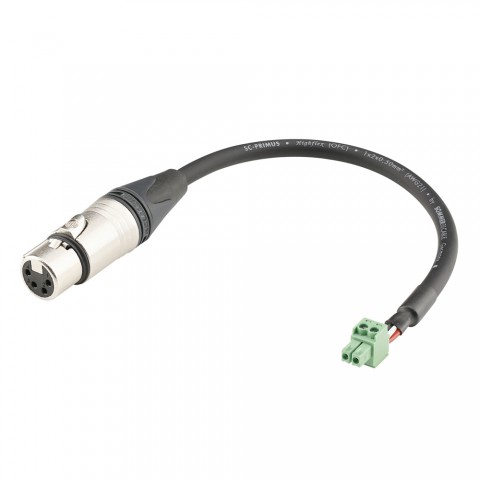 Patch cable SC-Primus, 2 x 0.50 mm² | XLR / Terminal strip, NEUTRIK® 