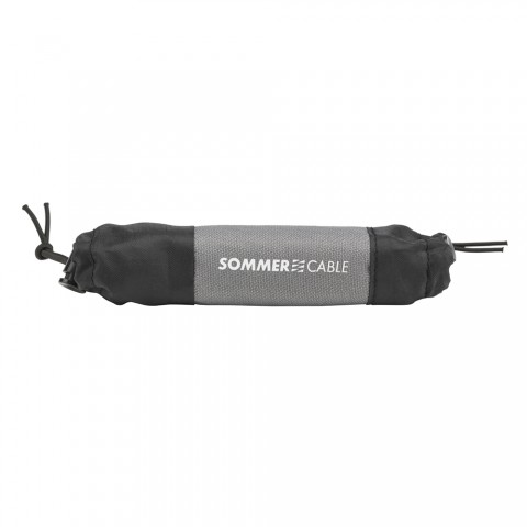Sommer cable Protective Bag for Round plug HI-FIBER4, EP5, Triax connectors 8–11, subsequent assembly possible, grey 