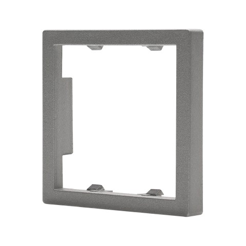 Adapter framework Adapter frame for 55 mm switch frame, scale: 55x55 mm, plastic, colour: aluminium silver 