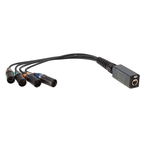 Adapter cable, 8 x 0.22 mm² | etherCON®-splice adapter / XLR, NEUTRIK® 