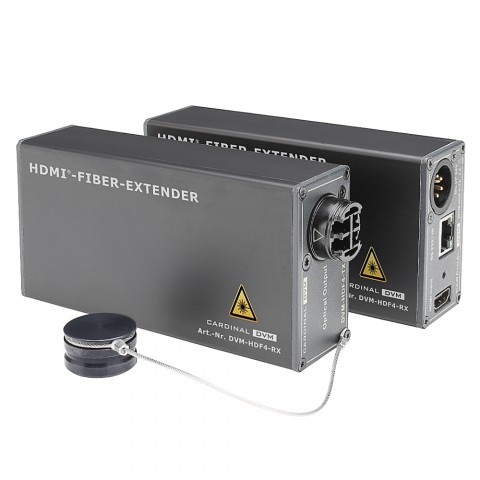 CARDINAL DVM  HDMI®-FIBER-EXTENDER straight, anthracite 