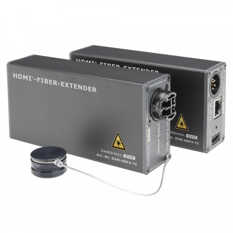 CARDINAL DVM  HDMI®-FIBER-EXTENDER straight, anthracite 