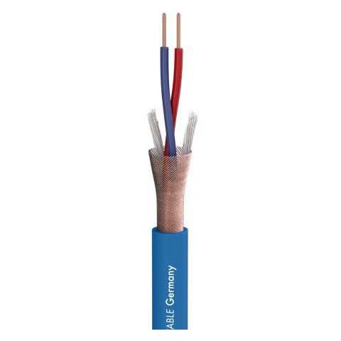 Microphone Cable Stage 22 Highflex; 2 x 0,22 mm²; PVC Ø 6,40 mm; blue 