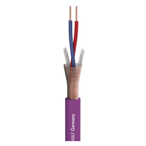 Microphone Cable Stage 22 Highflex; 2 x 0,22 mm²; PVC Ø 6,40 mm; purple 