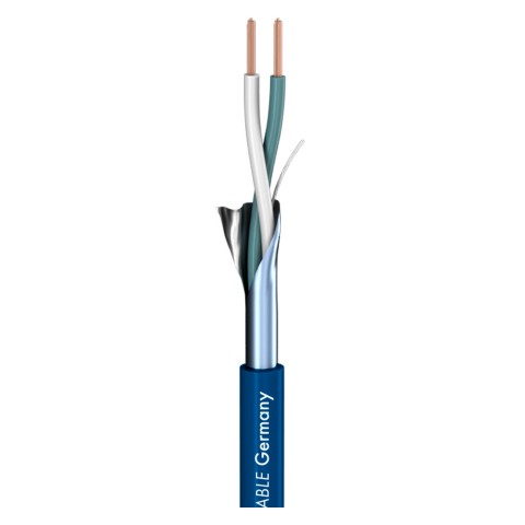 Patch cable SC-Isopod SO-F22; 2 x 0,22 mm²; PVC Ø 3,30 mm; blue 