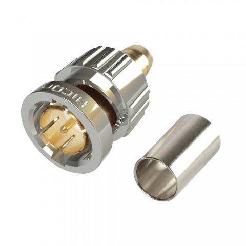 HICON crimp-male connector, straight, nickel 
