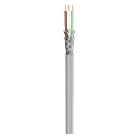 control lead SC-Control Flex; 3 x0,25 mm²; PVC, flame-retardant, Ø 4,40 mm; grey; Eca 