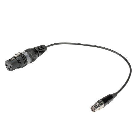 Dynamic microphone cable, 2 x 0,14 mm² | Mini-XLR / XLR, HICON 