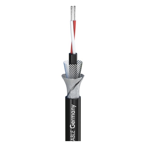 Microphone Cable SC-AQUA MARINEX MIKRO; 2 x 0,14 mm²; black 