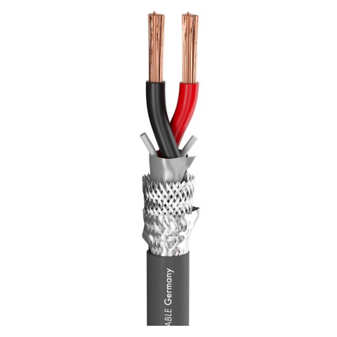 Speaker Cable Meridian Install SP240; 2 x 4,00 mm²; FRNC, shielded Ø 10,10 mm; grey 