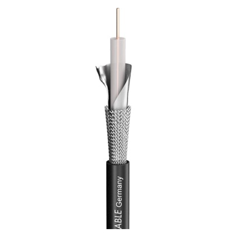 video cable SC-Focusline MS; 1 x 0,60; PVC, flame-retardant Ø 6,20 mm; black 
