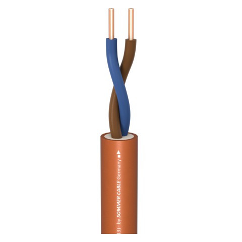 Installation cable Meridian Install SP225; 2 x 2,50 mm²; FRNC, Silicon, E30 Ø 11,90 mm; orange 