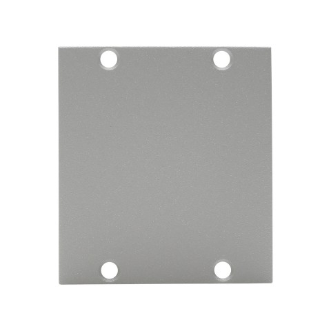 Side panel blank panel, 2 HE; depth: 80 mm for SYSBOXX, colour: silver 