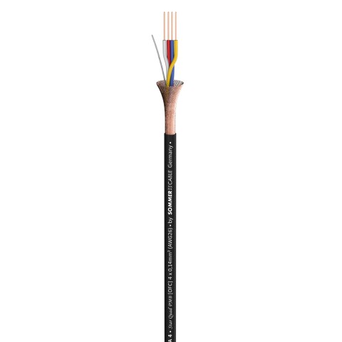 Patch & Microphone Cable SC-CICADA 4; 4 x 0,14 mm²; PUR Master-Blend Ø 3,40 mm; black 