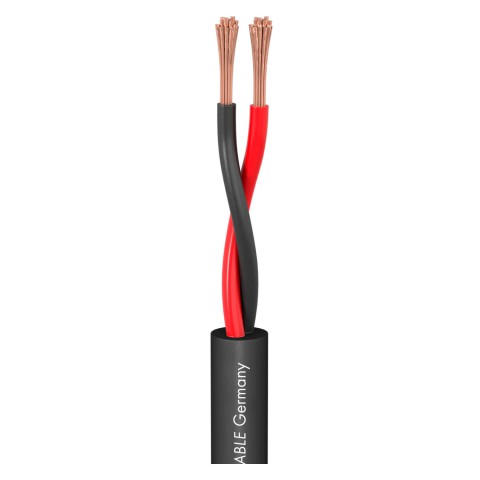 Installation cable Meridian Install SP225 CPR-Version; 2 x 2,50 mm²; FRNC Ø 8,20 mm; black; Cca 