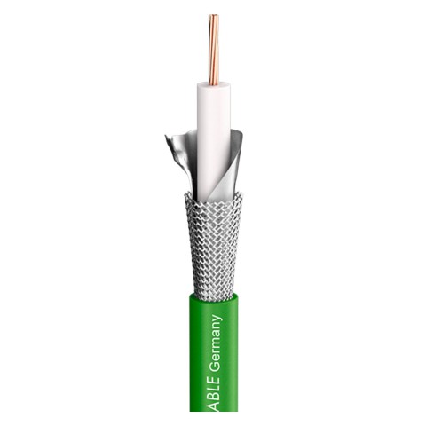 video cable SC-Vector Plus CPR-Version; 1 x 1,20; FRNC Ø 6,95 mm; green; Dca 