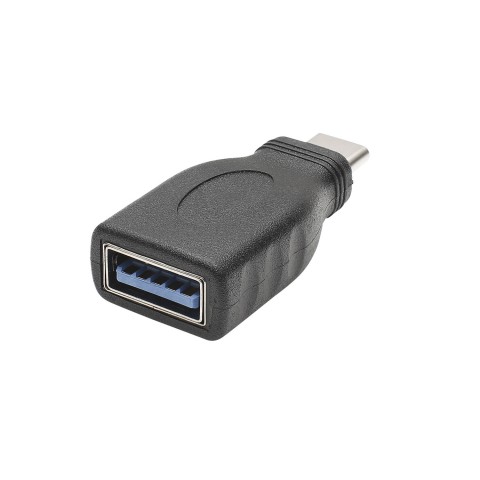 Adapter USB | USB-C plug/USB 3.0 socket (type A) straight, black 