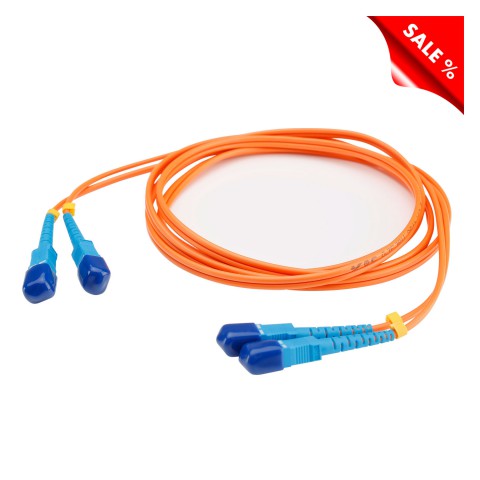 Fiber patch cable 62,5/125 µm | SC-Duplex / SC-Duplex 