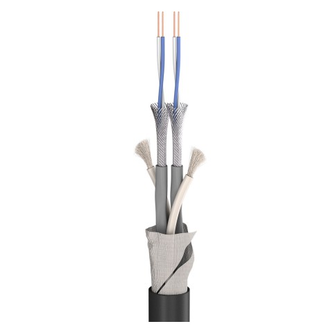 Microphone Cable SC-MICRO DUO ARAMID; 2 x 0,14 mm²; S-PVC Ø 8,50 mm; black