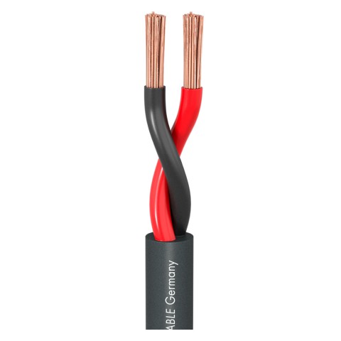 Speaker Cable Meridian Install SP260 CPR-Version; 2 x 6,00 mm²; FRNC Ø 11,20 mm; black; Cca 