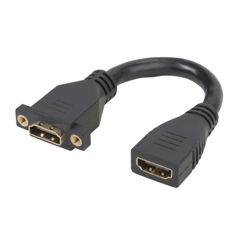 Multimedia cable HDMI-Adapterkabel, 19 x 0,09 mm² | HDMI® / HDMI®, HICON 