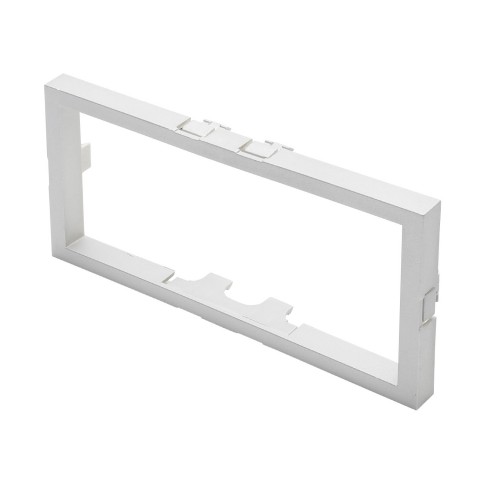 Adapter framework Adapter frame for 55 mm switch frame, scale: 126,4 x 55,6 x14,4 mm, colour: silver 