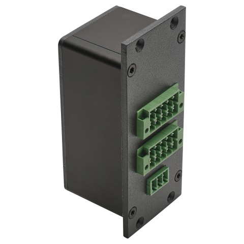 SYSBOXX Relay module RS232, 2HU, 1WU , 2 HE, 1 BE, colour: RAL 7016 charcoal gray 