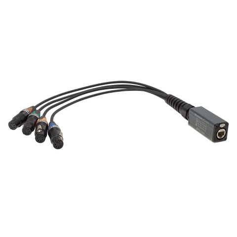 Adapter cable, 8 x 0,22 mm² | etherCON®-splice adapter / XLR, HICON 