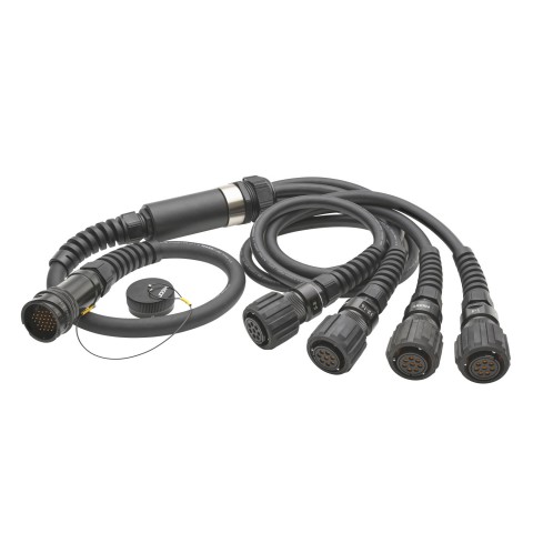 Speaker cable fan-out for large sound systems SC-ELEPHANT SPM3215, 32 x 1,50 mm² | Tourlock 37pole / Tourlock 8pole, HICON 