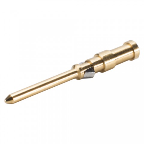 ILME Contact connector male, crimp-, gold plated contact(s), max. 0,37 mm² 