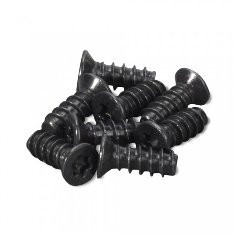 screw M3 x 8 counter screws, Torx 8 for A-, B- series, NE8FA, NL4MDV1; with compact head for 2.5 mm cuts, colour: black 