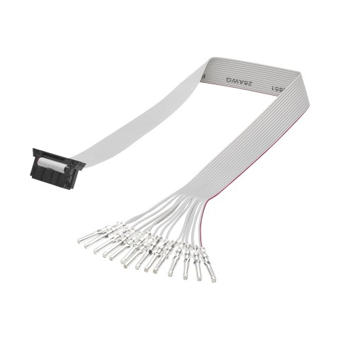 Ribbon cable, 1 x 14-pole blade terminal socket with lock -> CDFA for SYS-series 