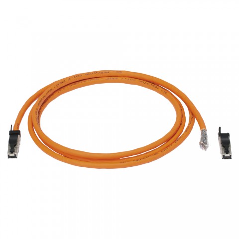 Network cable SC-Mercator CAT.7, 8  | RJ45 / open end (RJ45C6XL included) 50,00m | orange