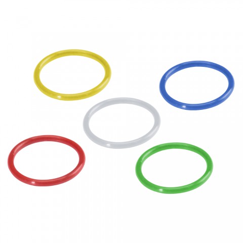 HICON Code ring, 10 color rings for HICON connectors with knurled housing 