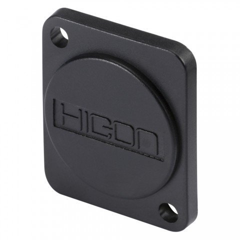 HICON D flange for rear panel flush mounting with HICON logo for SYS-series 