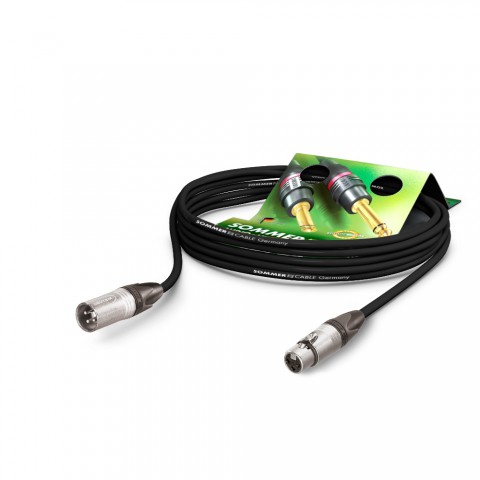 Microphone Cable SC-Primus, 2 x 0,50 mm² | XLR / XLR, NEUTRIK 20,00m | black