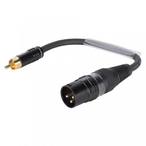 Sommer cable  Adapter cable | RCA male/XLR 3-pole male straight 