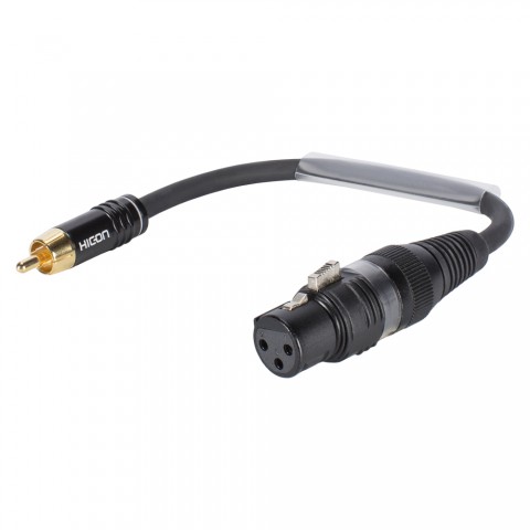 Sommer cable  Adapter cable | RCA male/XLR 3-pole female straight 