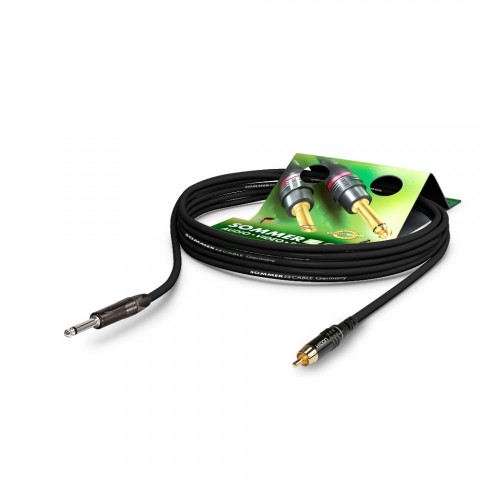 Patch cable Tricone® MKII, 1 x 0.22 mm² | jack / RCA, NEUTRIK® 