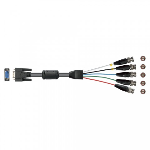Vga adapter cable VGA, 15  | HD-SUB-D / BNC 