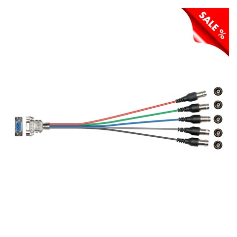 Vga adapter cable VGA, 15  | HD-SUB-D / BNC 